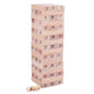 51-Piece Wooden Number & Animal Stacking Blocks Game – Domino Tower Educational Toy for Kids, Indoor & Outdoor Play