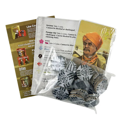 Coup Reformation Expansion Pack - Strategy Deduction Card Game
