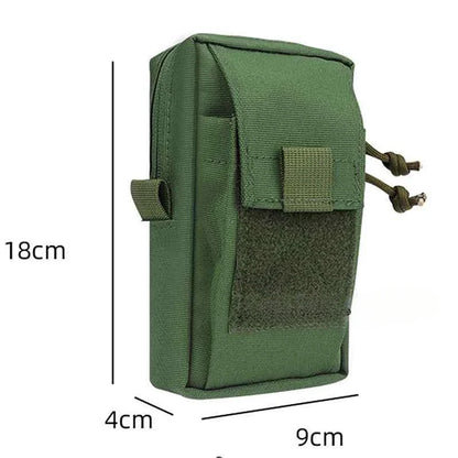 MOLLE Travel Pouch Backpack Shoulder Strap Phone Key Flashlight Organizer for Camping & EDC