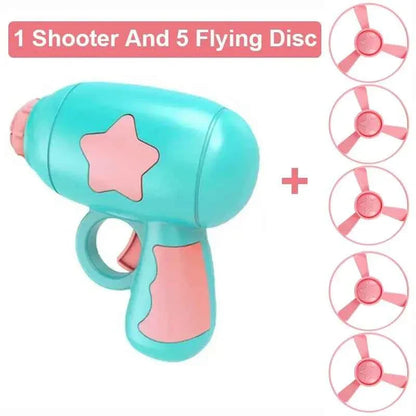Interactive Cat Toy – Flying Disc Shooting Gun