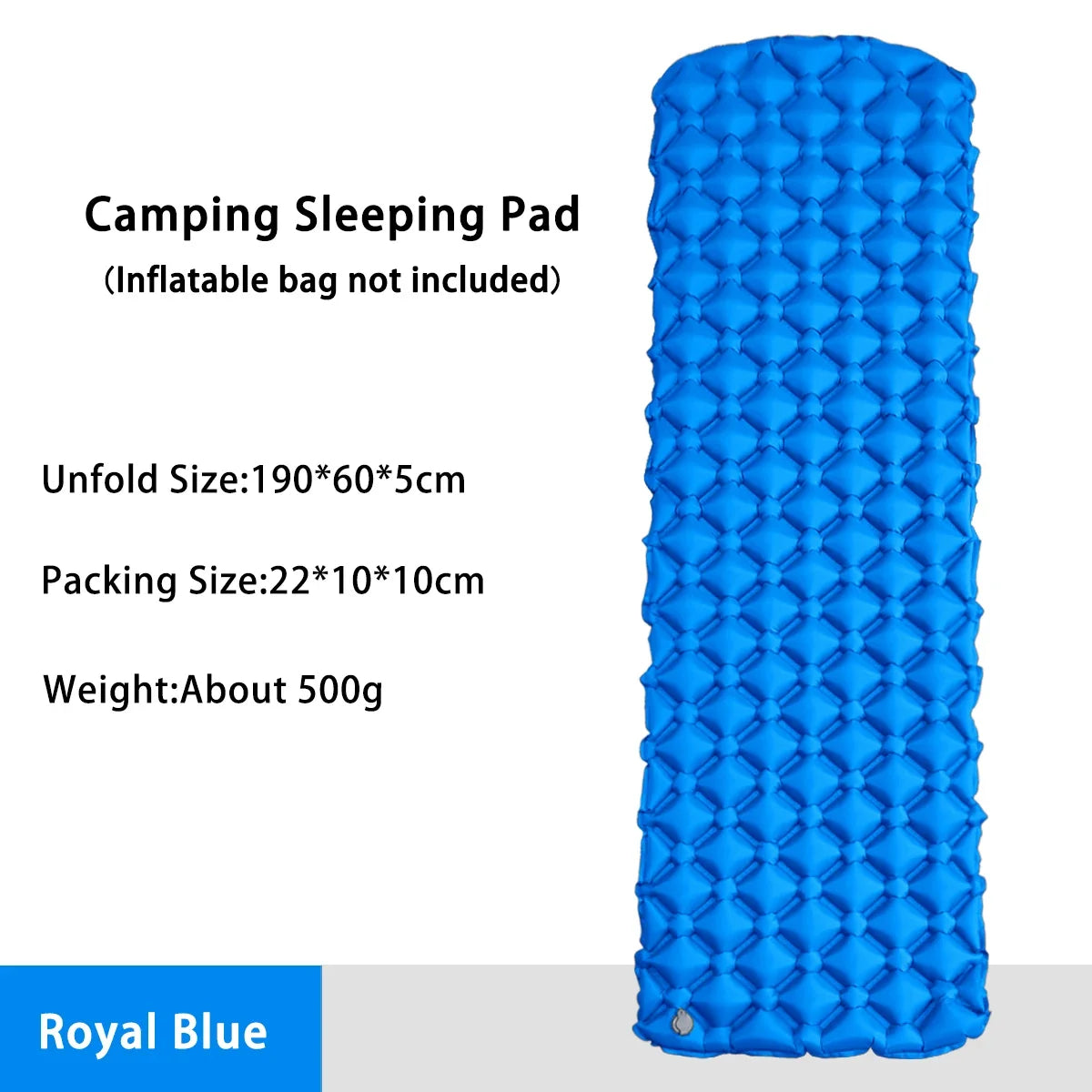 Camping Inflatable Mattress in Tent Folding Camp Bed Sleeping Pad