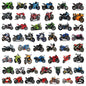 50/100PCS Cartoon Motorcycle Graffiti Stickers Decorative Luggage Notebook Car Waterproof Stationery Stickers