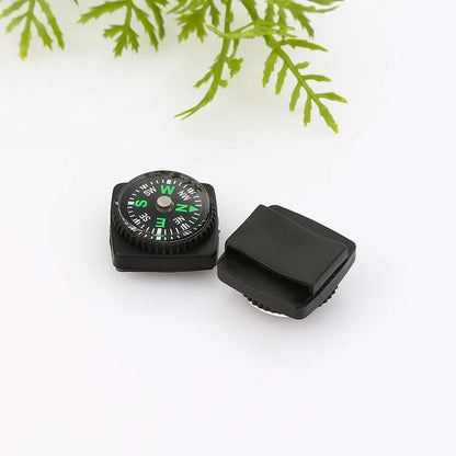 Mini Button Compass for Watch Strap – Portable Survival Navigation for Hiking & Camping (5 or 10-Pack)