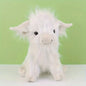 Highland Cow Plush Toy 12 in (30 cm) Soft Stuffed Animal for Kids & Adults - PP Cotton Filled, Multicolor