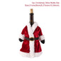 Merry Christmas Decoration for Home 2024 Santa Claus Wine Bottle Cover Snowman Stocking Gift Holders Xmas Navidad Decor New Year