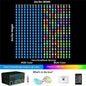 400–800 LED RGB Smart Curtain Lights with App, Remote & Music Sync — Party, Wedding & Valentine's Day Decor