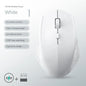 Bluetooth 5.2 + 2.4G Dual-Mode Wireless Mouse Rechargeable Silent 1600 DPI for Laptop Windows Mac Android
