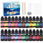 20/24-Color Candle & Soap Dye Set — Liquid Pigments for DIY Candle Making & Soy Wax Colorant