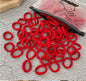50/100-Pack Colorful Nylon Hair Bands for Kids - Elastic Scrunchie Hair Ties & Ponytail Holders for Girls
