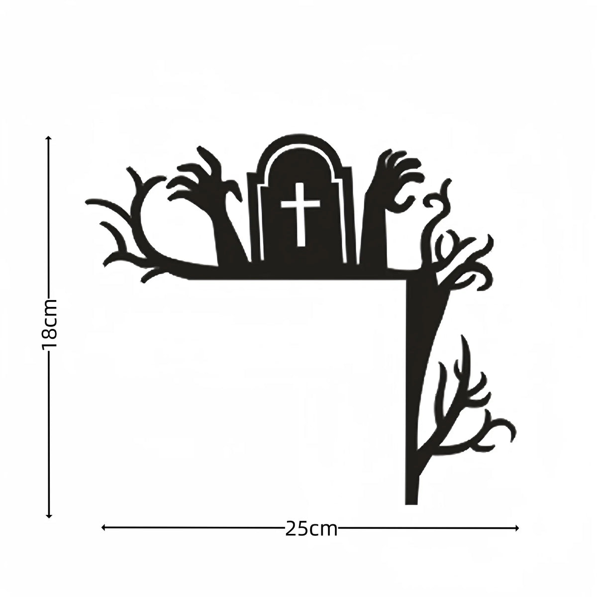 Halloween Wooden Door Frame Corner Decoration – Gothic Spider, Bat & Ghost Ornament for Home Door & Window – 8 Designs