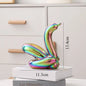 13.4cm Mini Creative Balloon Swan Abstract Ceramic Ornament Sculpture Study Room Statue Home Office Accessories Decoration Gift