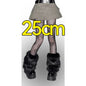 Plush Artificial Fur Leg Warmers 1/2 Pair Knee-Length Thermal Socks for Women & Girls 25/40 cm