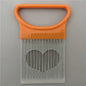 Colorful Onion Slicer with Stainless Steel Holder – Easy Vegetable & Potato Chopper