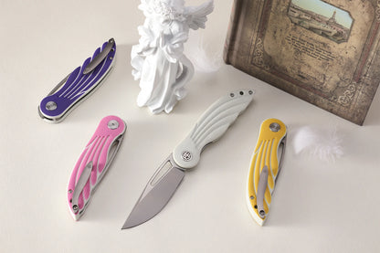 Petrified Fish PFE06 Nightingale Folding Knife, 14C28N Steel, G10 Handle