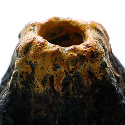Volcano Air Stone Aquarium Decoration Bubble Rock Oxygen Diffuser Plate for Fish Tank