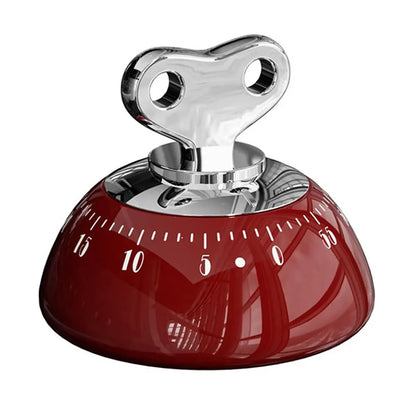 Magnetic 60-Minute Mechanical Kitchen Timer, Loud 70dB Countdown Alarm, No-Battery Cooking & Baking Timer
