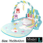 Baby Kick & Play Piano Gym Mat - Musical Tummy Time Activity Playmat for 0-36 Months (30 x 23 x 16.5 in / 76 x 58 x 42 cm)