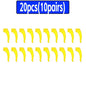 100-Pack Silicone Anti-Slip Eyeglass Ear Hooks Temple Tips – 33 x 10 mm (1.3 x 0.39 in)