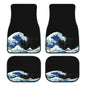 Great Wave Off Kanagawa 4-Piece All-Weather Car Floor Mats - Universal Fit for SUVs, Sedans, Trucks