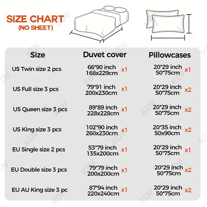 Microfiber Duvet Cover Set – Solid Color 2/3‑Piece Bedding with Pillowcases (Twin/Full/Queen/King/EU)
