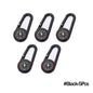 Mini Compass Carabiner Keychain — Camping & Hiking Backpack Buckle Survival Tool