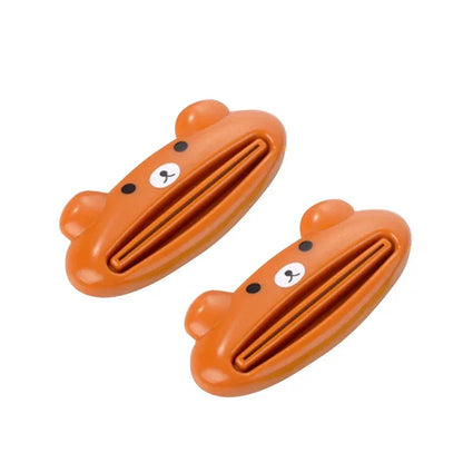 Animal Toothpaste Squeezer Tube Roller – Cute Cartoon Toothpaste Dispenser for Bathroom