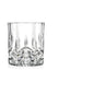 Embossed Crystal Whiskey Tumbler 230ml (7.8 fl oz) - Available in 1/2/4/6-Pack for Bar & Home