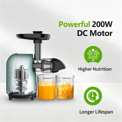 LUFVEBUT BP-8038 Slow Masticating Juicer, 200 W