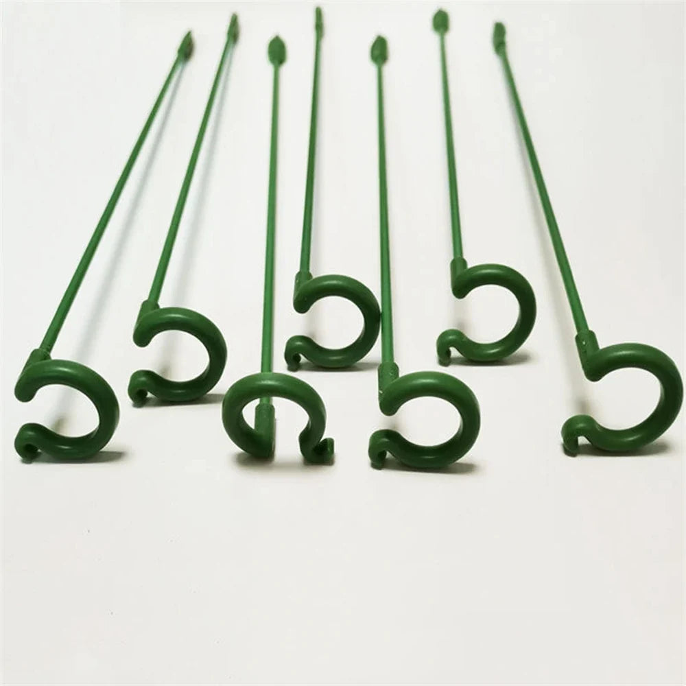 100pcs Plant Support Stakes Garden Floral Flower Support Single Stem Support Stake