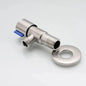 Brushed Black Angle Stop Valve 1/2" (G1/2, 21 mm) – Bathroom Bidet Toilet Sink Shut-Off Faucet