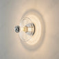 New Retro LED Ripple Glass Wall Lamp Living Room Background Wall Porch Corridor Decorative Lighting