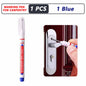 20mm Deep-Reach Long Nib Marker Pen for Wood & Metal — Waterproof Carpenter Marking Pen, 13.7cm (5.4in), Multi-Pack (1–40 pcs)