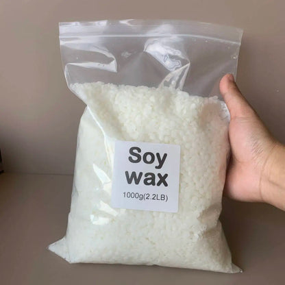 Natural Soy Wax Flakes & Granules for Candle Making — 50g–1000g