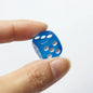 10PCS/Lot Filleted Corner Dice Colorful Transparent Acrylic 6 Sided Dice  Club/Party/Family Games