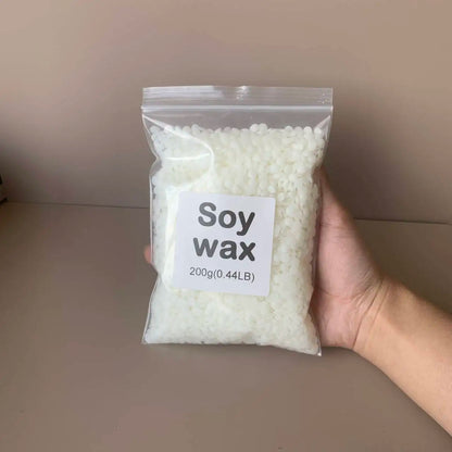 Natural Soy Wax Flakes & Granules for Candle Making — 50g–1000g