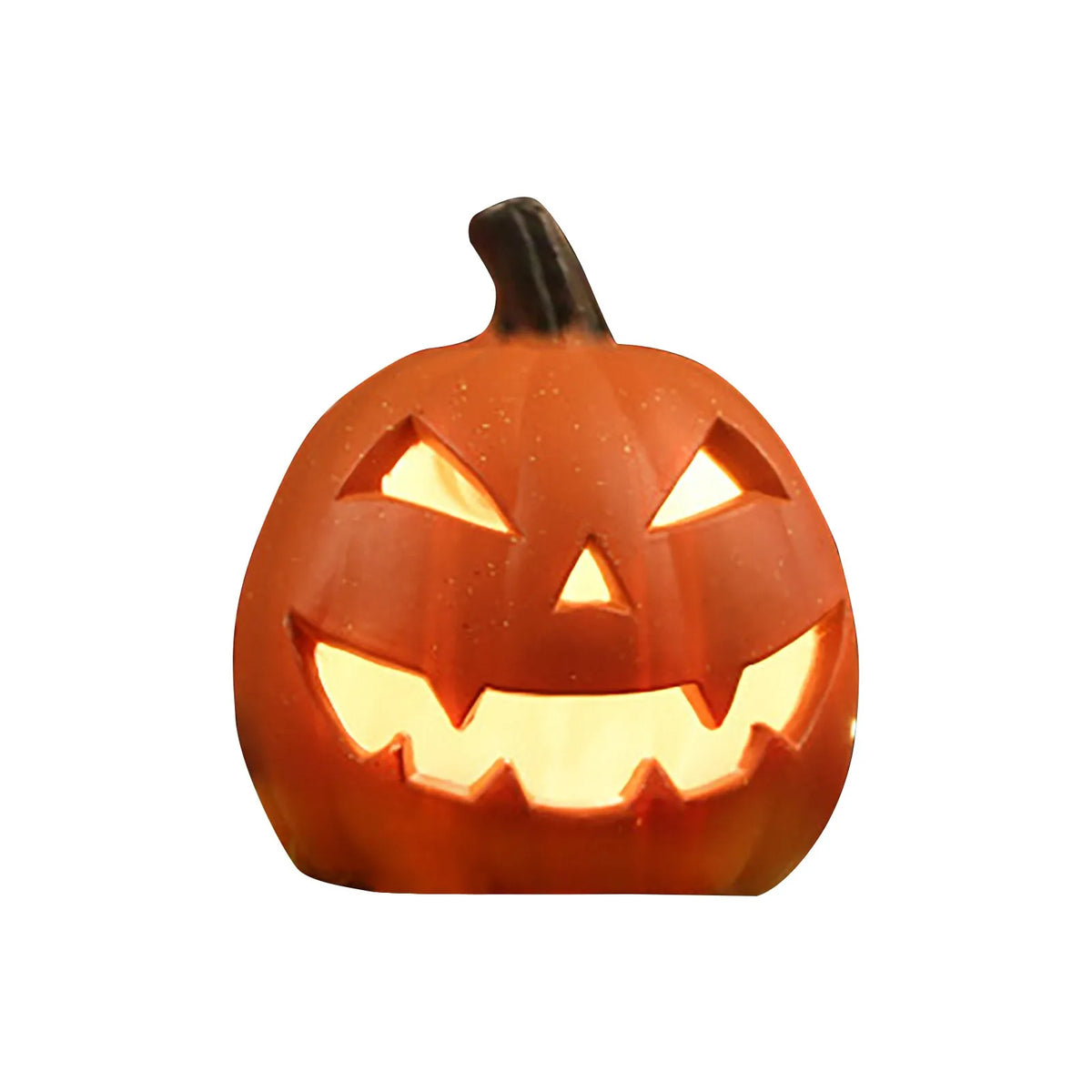 Halloween Pumpkin Light, 10-Inch Hollow Seasonal Decoration