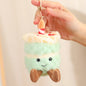 Cute Cartoon Egg & Toast Plush Toy – Breakfast Expression Stuffed Doll Pillow | Soft Baby Comfort Toy & Christmas Gift