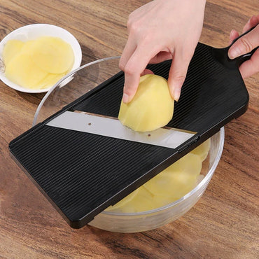 Cabbage Grater & Vegetable Shredder – Stainless Steel Round Salad Slicer, 32 cm / 38 cm (12.6 / 15 in)