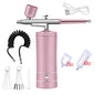 Portable Airbrush Compressor Kit for Nail Art, Cake Decorating & Crafts – 0.3mm Nozzle, Rechargeable