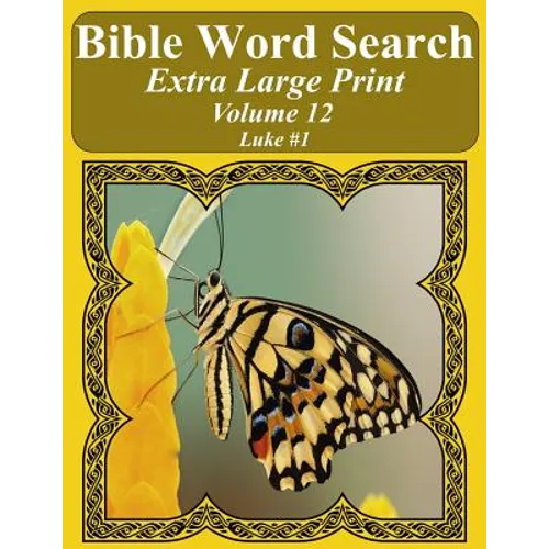 Bible Word Search Extra Large Print Volume 12: Luke #1 - Paperback
