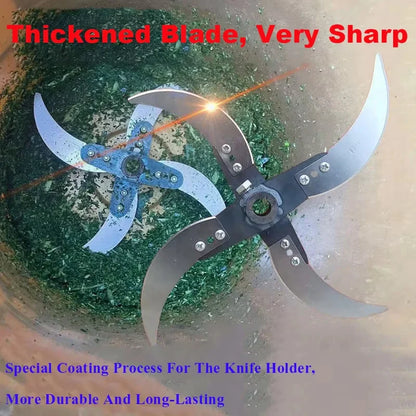 Feed Chopper Blade for Chickens Ducks Geese Pigs - Fruit & Vegetable Cutter Grass Shredder