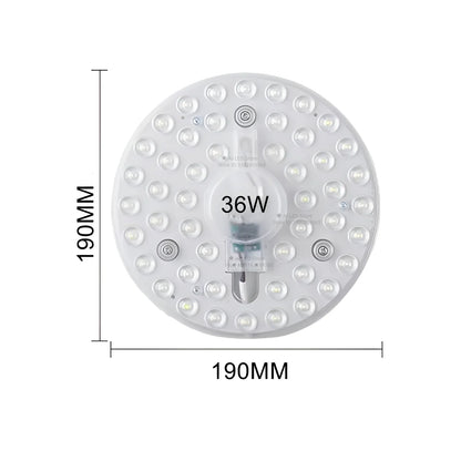 Round LED Panel Ceiling Light 12W–60W AC 220–240V Circular Flush Mount Lamp