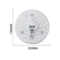 Round LED Panel Ceiling Light 12W–60W AC 220–240V Circular Flush Mount Lamp