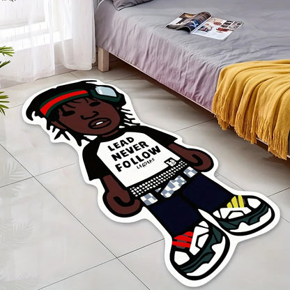 VIKAMA Cartoon Character Carpet Bedroom Decoration Cool Bedside Rugs Cartoon Rug For Bedroom Carpet For Live Room Home Decor