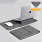 PU Laptop Sleeve with Built-in Stand 13–16 Inch — Slim Protective Case