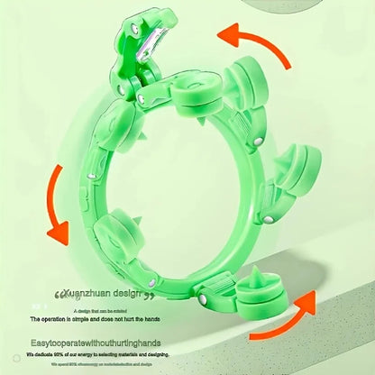 Handheld Rotating Fruit Slicer Spiralizer – Ergonomic Apple & Pear Peeler Kitchen Gadget