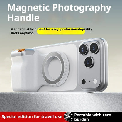Mobile phone magnetic assistant camera DSLR style suitable for iPhone and Android, comfortable ergonomic grip handle, lightweigh