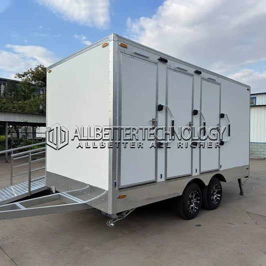 Allbetter Luxury Event Mobile Portable Camp Toilet Restroom Trailers