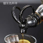 Zinc Alloy Animal Head Wine Pourer - Decorative Bottle Pour Spout & Stopper (Deer, Elk, Lion, Leopard, Wolf, Eagle, Dragon)