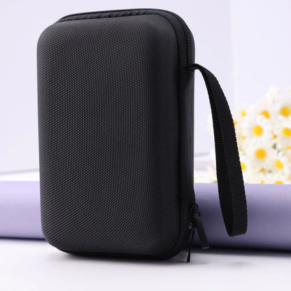 EVA Hard-Shell Earphone Case — Mini Portable Zipper Pouch & Cable Organizer for USB, Chargers, Memory Cards